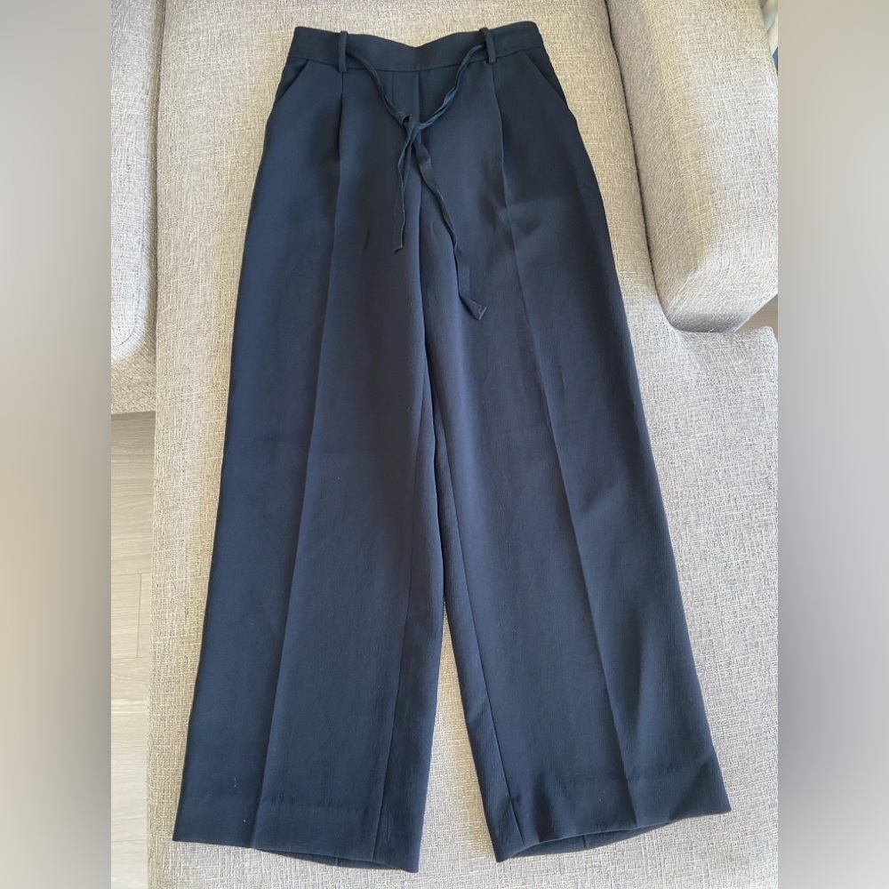Aritzia Wilfred Black Wide-Leg Trousers / Pants S